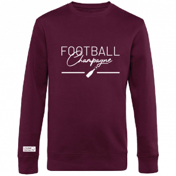 Sweat Col Rond Football Champagne