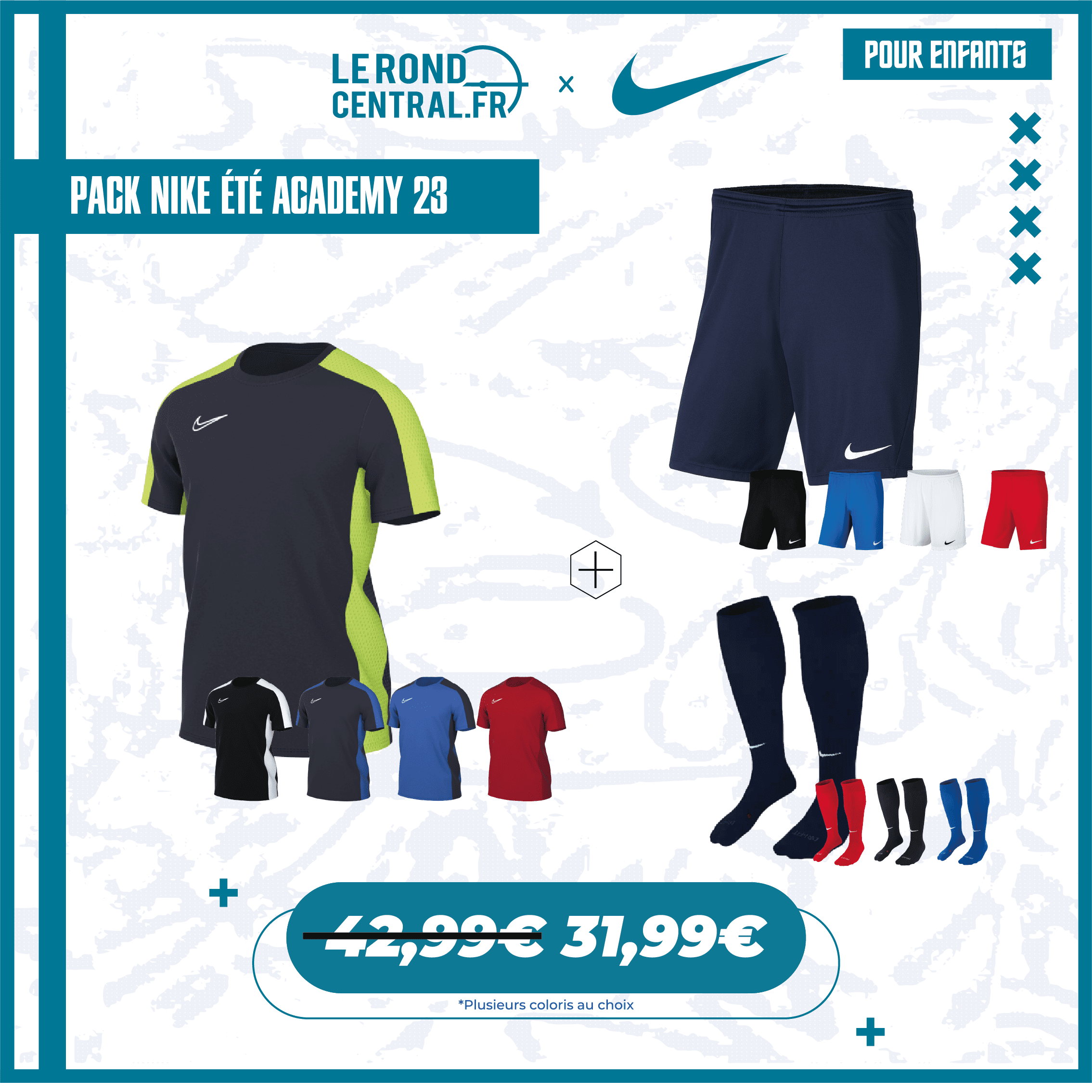 Pack Nike Été Academy 23 pour Enfant