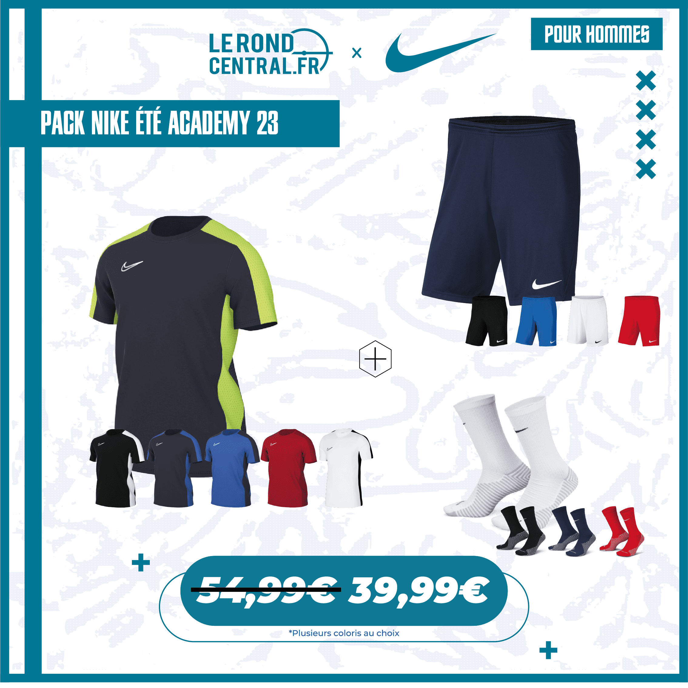 Pack Nike Été Academy 23 pour Homme