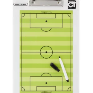 Plaquette Coach Football Recto/Verso Effaçable – Terrain et Demi-terrain